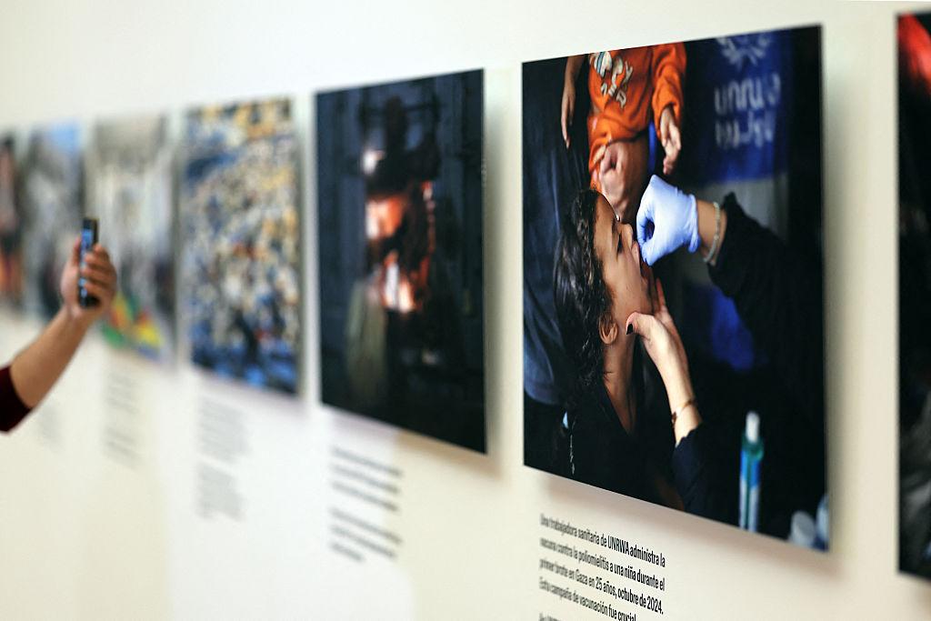 معرص لصور العدوان على غزة في مدريد_3