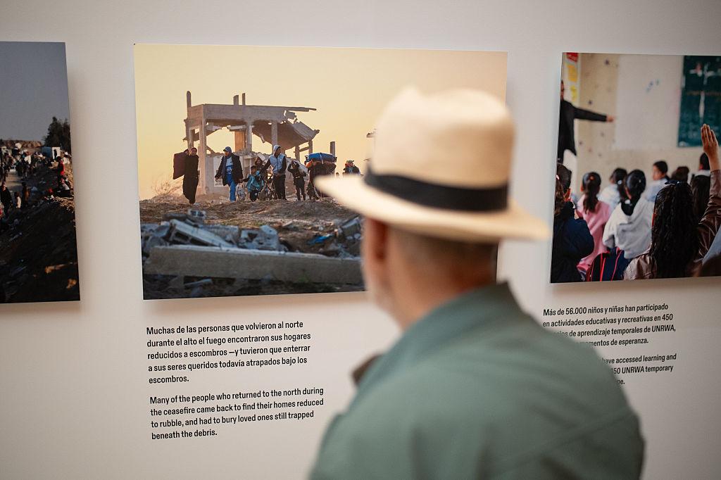 معرص لصور العدوان على غزة في مدريد_5